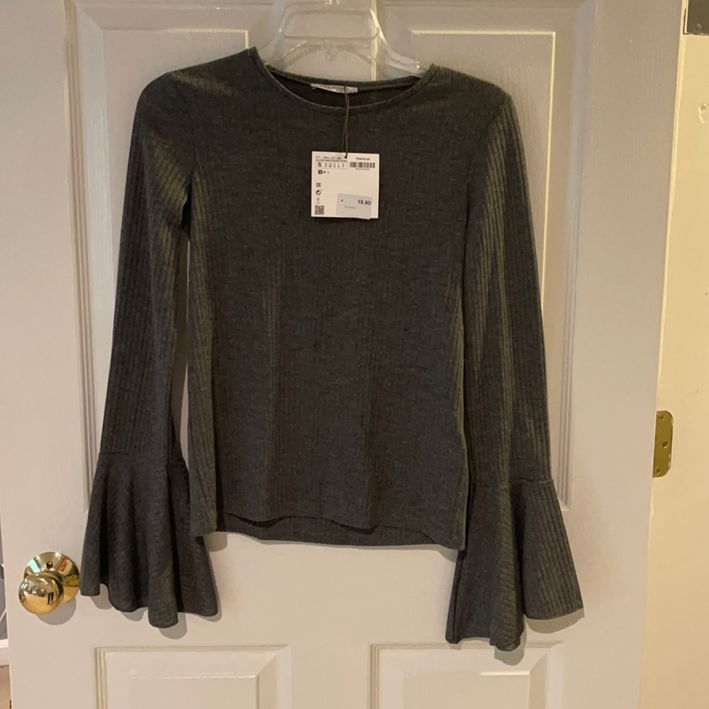 ZARA long sleeve bell sleeves